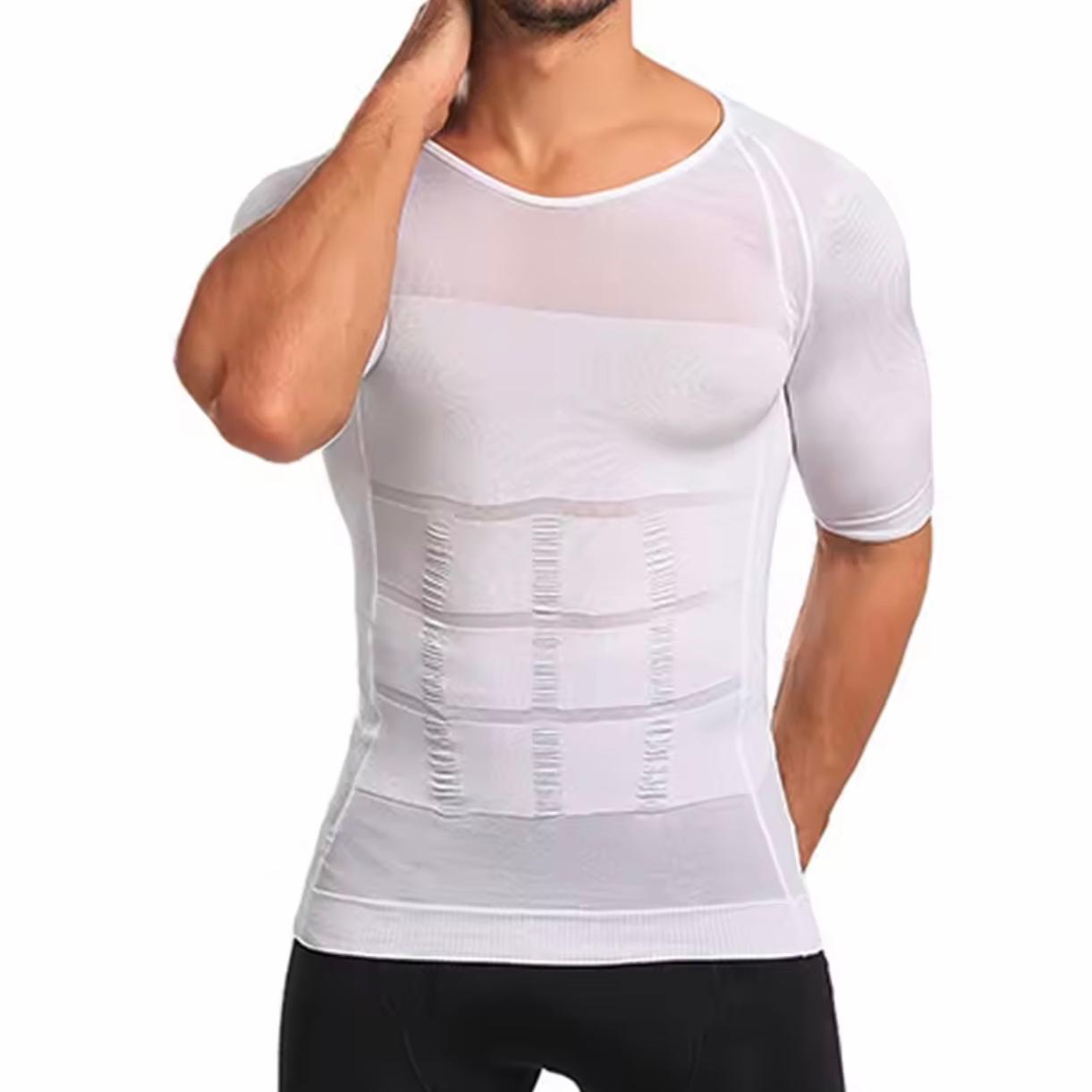 CAMISETA DE COMPRESION MOLDEADORA MASCULINA